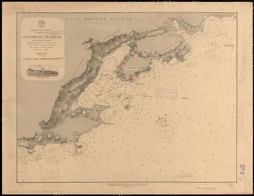 Gulf of St. Lawrence, Cape Breton Island, Louisburg Harbor