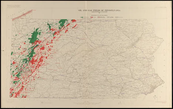 Oil and gas fields of Pennsylvania