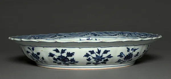 Plate with Grapes and Floral Sprays