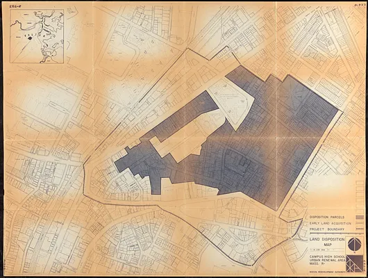 Campus High School urban renewal area, Mass. r-