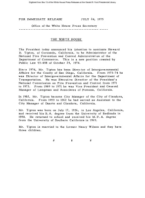 Tipton, Howard D. [Biography]