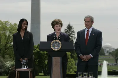Mrs. Laura Bush Addresses the Audience at the 2006 National Teacher of the Year Ceremony