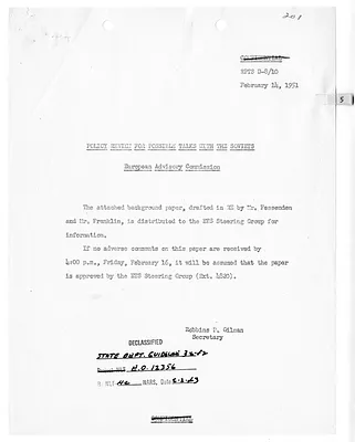 Memorandum from Robbins Gilman, Policy Review for Possible Talks with the Soviets: European Advisory Commission