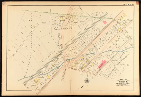 Atlas of the city of Boston, ward 26, Hyde Park