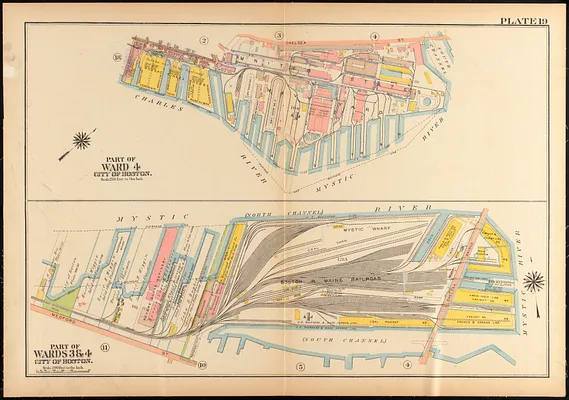 Atlas of the city of Boston, Charlestown and East Boston