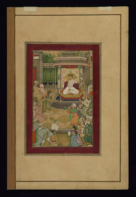 Mughal Court Scene