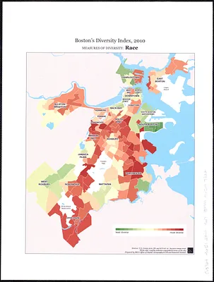 Boston's diversity index, 2010 : measures of diversity