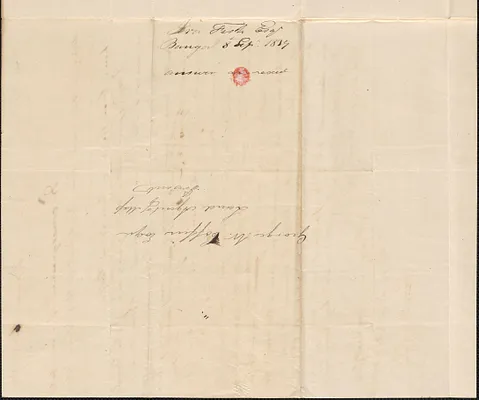 Ira Fish to George Coffin, 8 September 1839