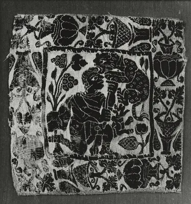 Garment Decoration (""Segmentum"") with Man Killing Panther