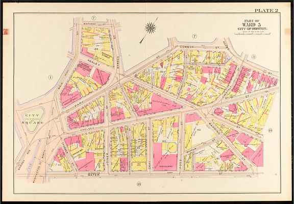 Atlas of the city of Boston, Charlestown and East Boston