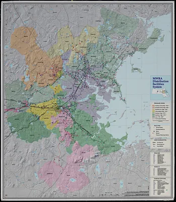 MWRA distribution facilities system