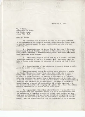Letters Sent to J. Roach [John Roach], February 28, 1935