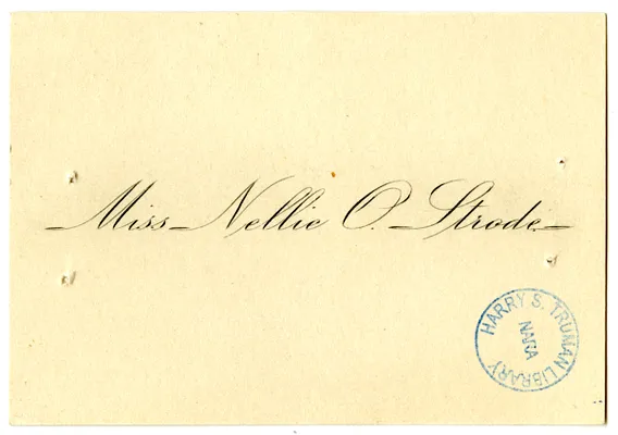 Wedding Gift Card from Nellie Strode
