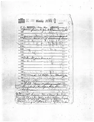 Lyndon Johnson's 1959 Desk Diary, beginning 6/1/1959