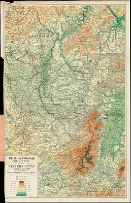 The Daily Telegraph war map no. 15