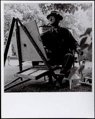 W. Lester Stevens paintings and personal photos
