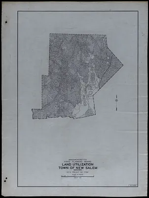 Land Utilization Town of New Salem