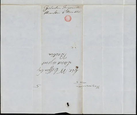 Zebulon Ingersoll to George Coffin, 5 November 1845