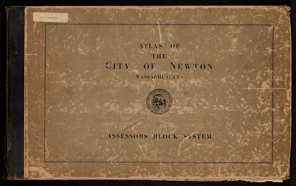 Atlas of the city of Newton Massachusetts