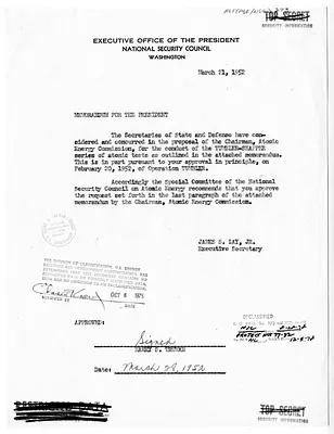 Memorandum from James S. Lay to President Harry S. Truman