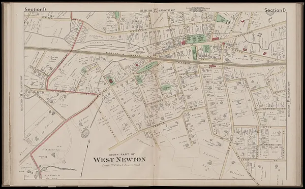 Atlas of the city of Newton, Massachusetts