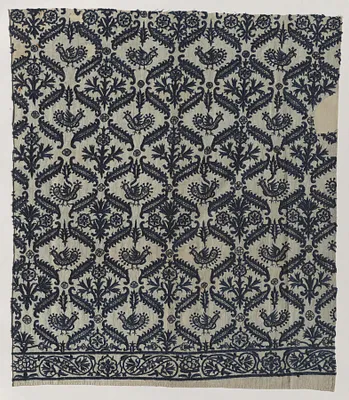 Fragment of a Bed Curtain
