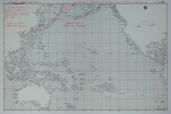 Map of American and Soviet Zones of Operation