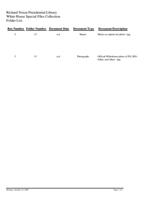 WHSF: Returned, 5-15