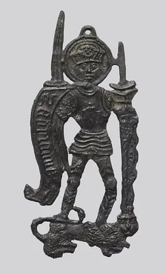 Pilgrim Badge with Saint Adrian