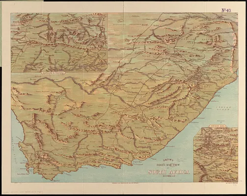 Bacon's bird's eye view of South Africa