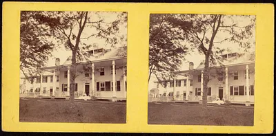 Woman and girl posed on the veranda