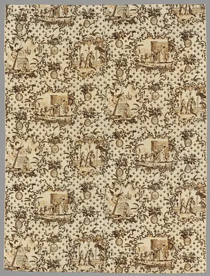 Copperplate Printed Linen