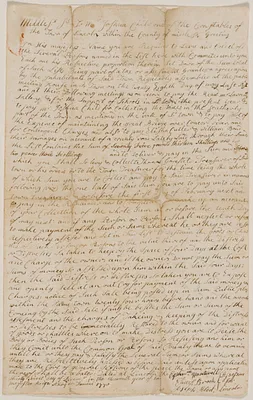 Town tax warrant to Joshua Child for the southerly part of Lincoln