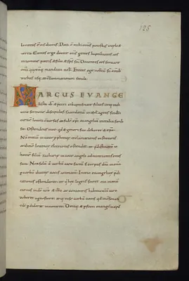Leaf from Gospels
