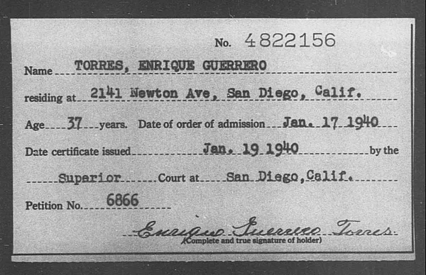 Torres, Enrique Guerrero - 1940