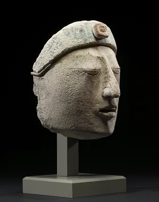 Stucco Portrait Head