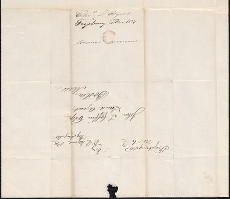 Edward Osgood to John T. Coffin, 4 November 1837