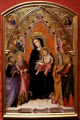 Madonna and Child with the Four Evangelists