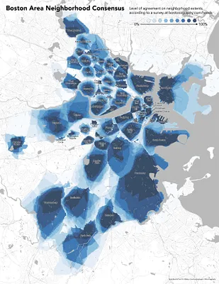 Boston area neighborhood consensus