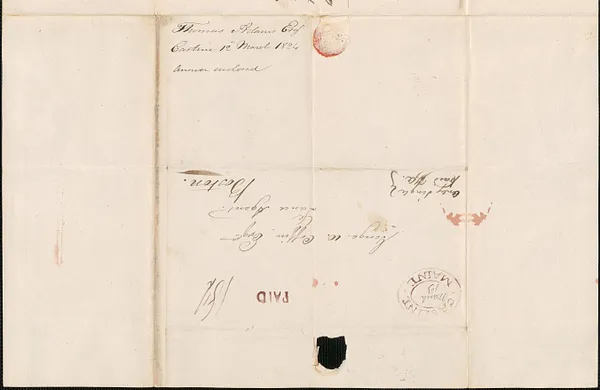 Thomas Adams to George Coffin, 12 March 1824