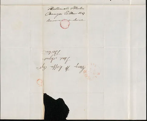 Hallowell and Harlow to George Coffin, 23 March 1847