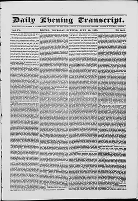 Daily Evening Transcript