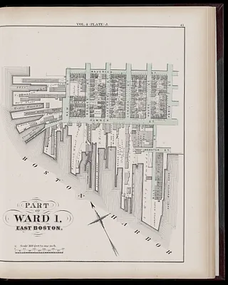 Atlas of the county of Suffolk, Massachusetts : vol. 4th including East Boston, city of Chelsea, Revere and Winthrop : from actual survey official records & private plans