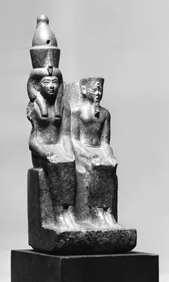 Amun and Mut Seated