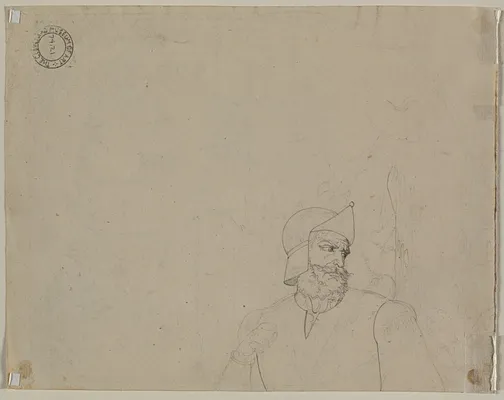 Soldier in a Landscape (verso)