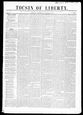 The Tocsin of Liberty