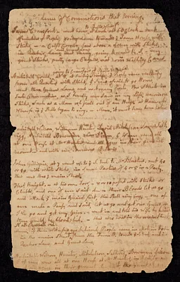 Boston Massacre trial notes
