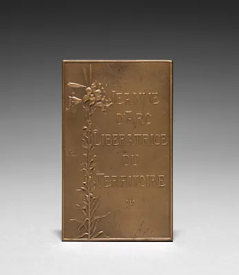 Medallion: Jeanne d'Arc (reverse)