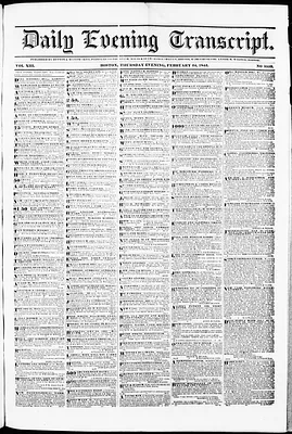Daily Evening Transcript