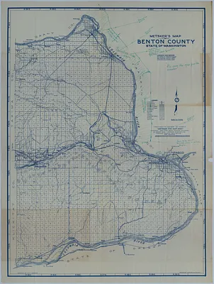 Map of the Area Near the Hanford Site